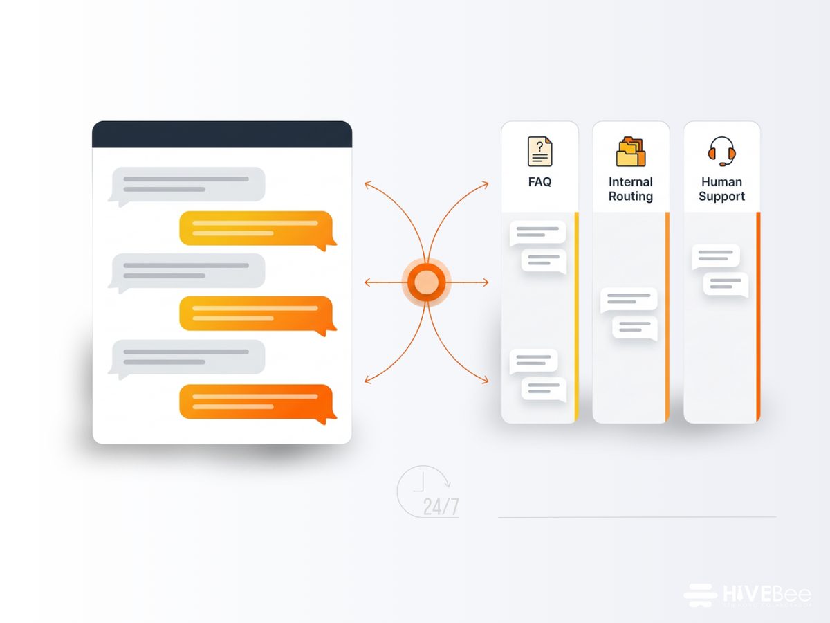 Bee Atendente — triagem, FAQ e encaminhamento